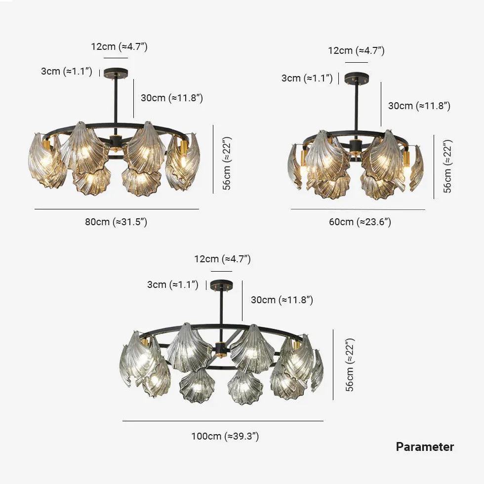 Luxurious Gold Glass for Living Room Pendant Light Fixture | Rebooters - Rebooters