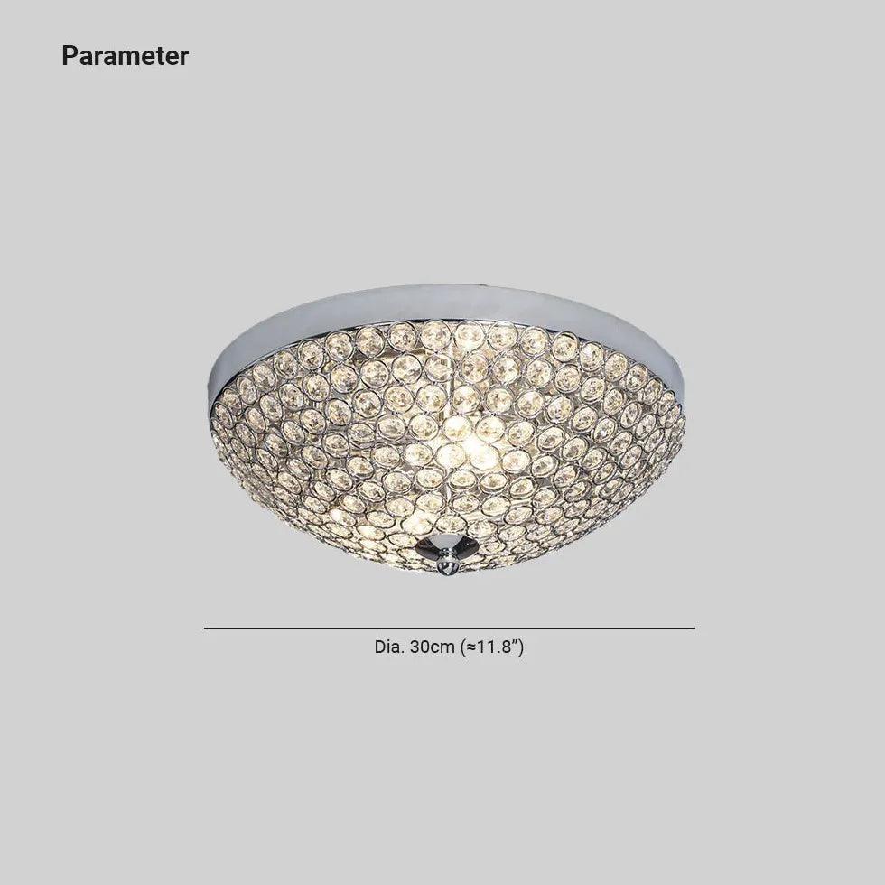 Crystal Beads LED Modern Flush Ceiling Lights for Home - Rebooters