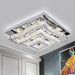 Elegant Square Crystal Multi-Layer Luxury Ceiling Light - Rebooters