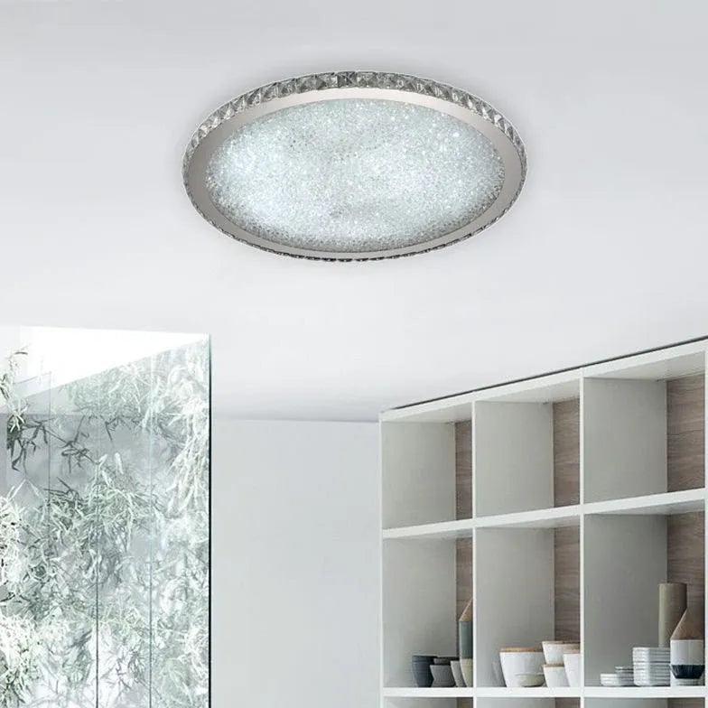 Disc Crystal Modern Luxury Ceiling Light for Home Decor - Rebooters