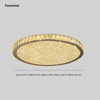 Disc Crystal Modern Luxury Ceiling Light for Home Decor - Rebooters