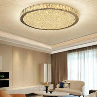 Disc Crystal Modern Luxury Ceiling Light for Home Decor - Rebooters