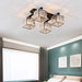 Multi-Head Cube Glass Modern Ceiling Light for Indoor Spaces - Rebooters