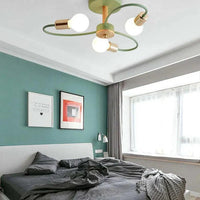 Multi-Head Metal Bedroom Ceiling Light Fixture Modern Design - Rebooters
