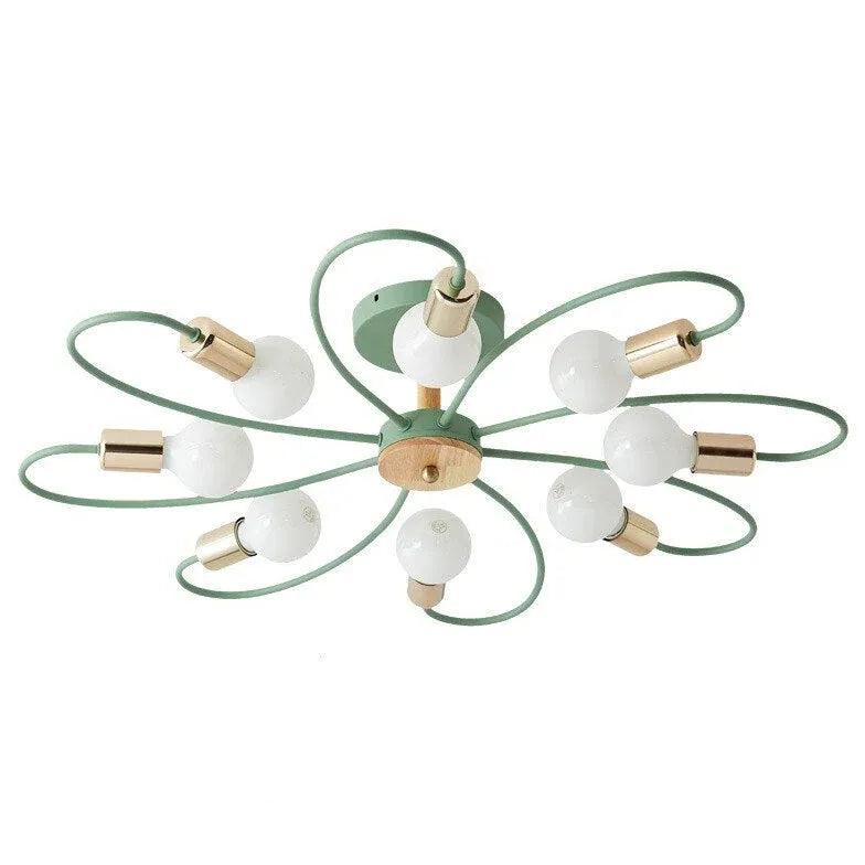 Multi-Head Metal Bedroom Ceiling Light Fixture Modern Design | Rebooters - Rebooters