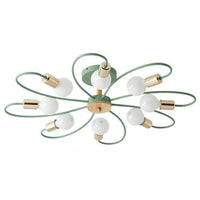 Multi-Head Metal Bedroom Ceiling Light Fixture Modern Design - Rebooters
