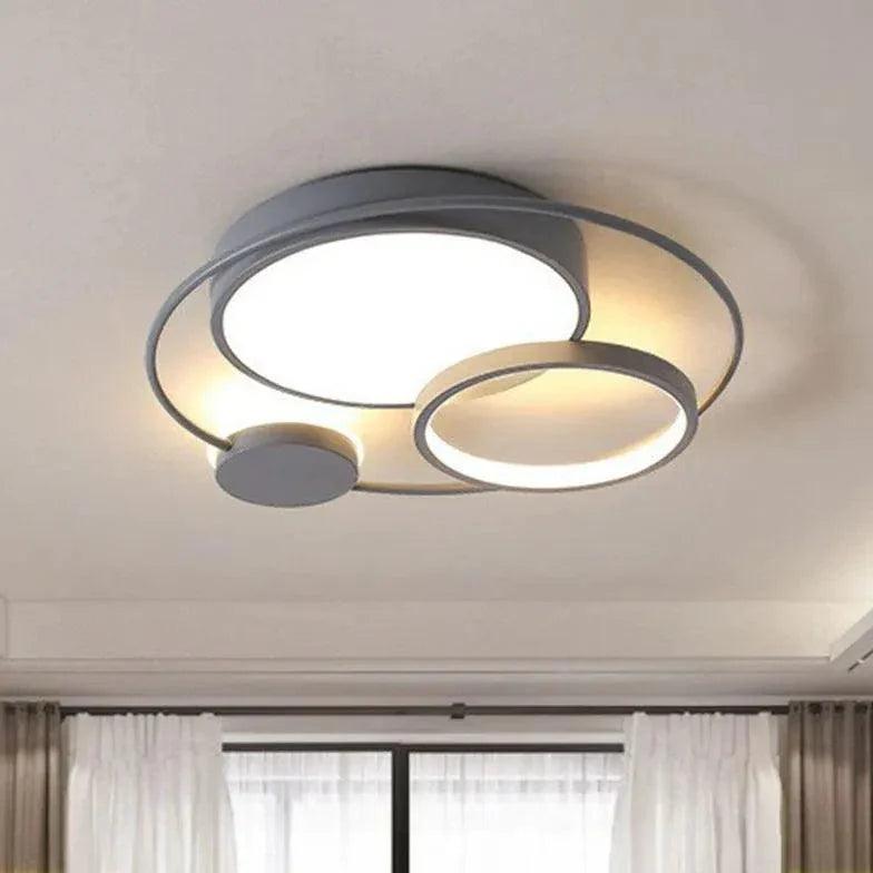 Multi-Circle Modern Minimalist Ceiling Light for Living Room - Rebooters