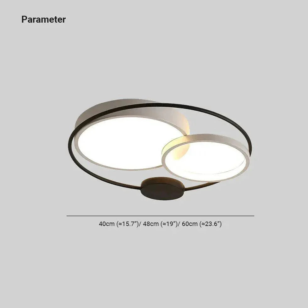 Multi-Circle Modern Minimalist Ceiling Light for Living Room - Rebooters