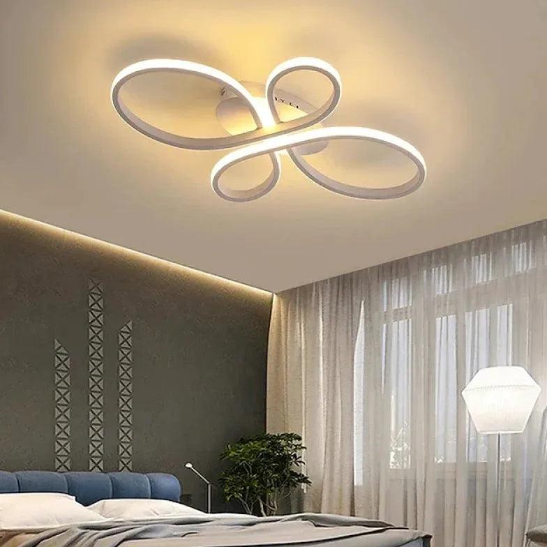 Geometric Living Room LED Flush Ceiling Lights Fixture - Rebooters