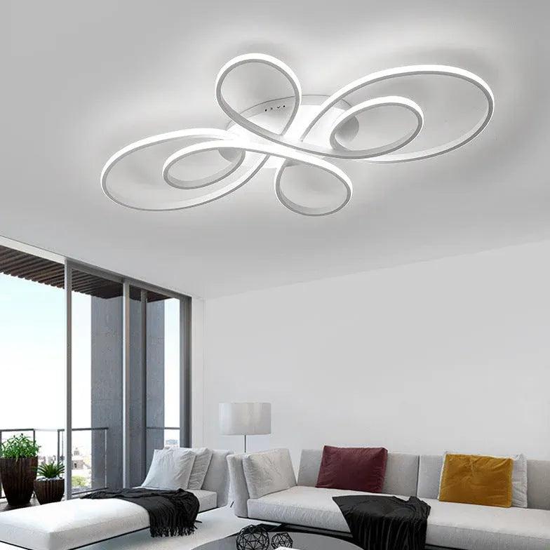 Geometric Living Room LED Flush Ceiling Lights Fixture - Rebooters