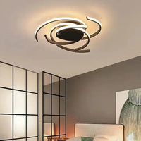 Half-Ring Design for Bedroom Ceiling Light Fixture Modern - Rebooters
