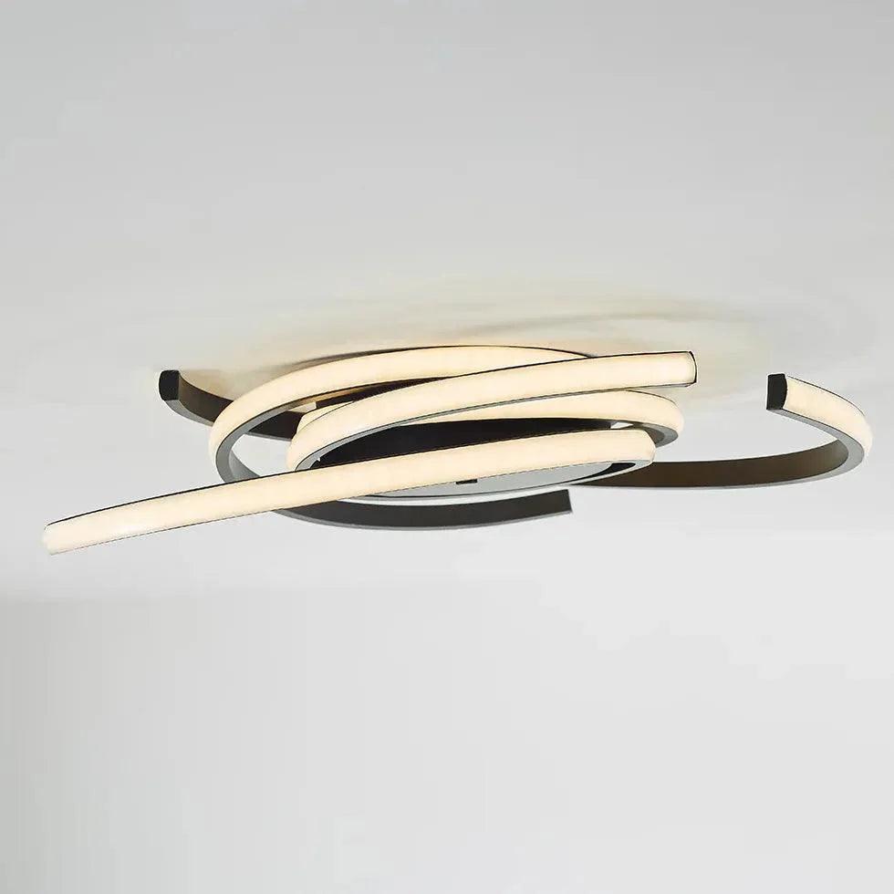 Half-Ring Design for Bedroom Ceiling Light Fixture Modern - Rebooters