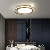 Two-Tone Disc Modern Minimalist Ceiling Light Fixture - Rebooters