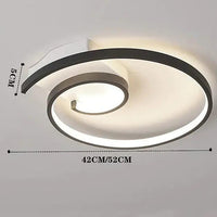 Rotating Ring Minimalist Modern Ceiling Light Fixture - Rebooters