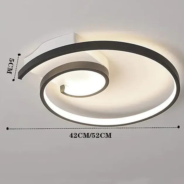 Rotating Ring Minimalist Modern Ceiling Light Fixture - Rebooters
