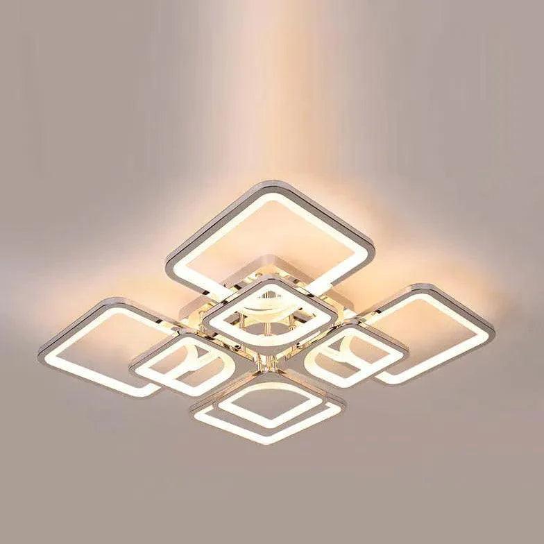 Multi-Square Frame Modern Pendant Light for Stylish Interiors - Rebooters