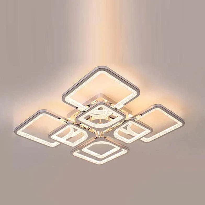 Multi-Square Frame Modern Pendant Light for Stylish Interiors - Rebooters