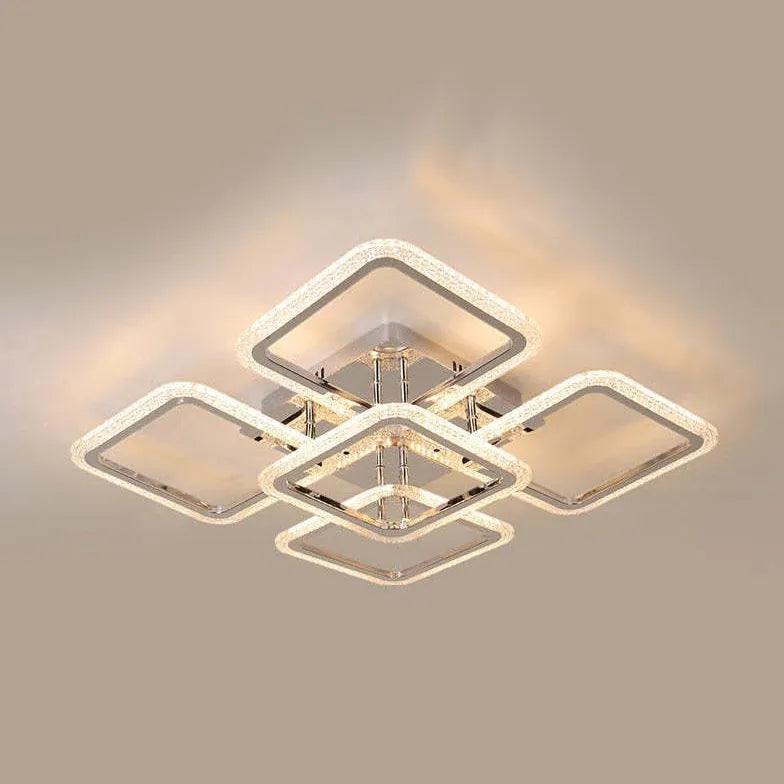 Multi-Square Frame Modern Pendant Light for Stylish Interiors - Rebooters