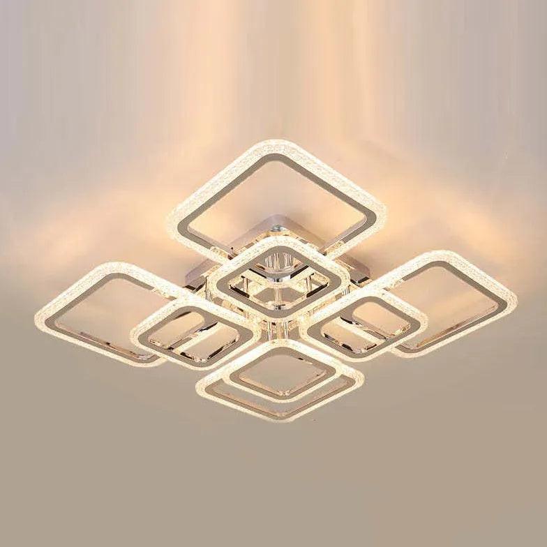 Multi-Square Frame Modern Pendant Light for Stylish Interiors - Rebooters