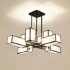 Multiple Rectangular Modern Living Room Pendant Lights Chandelier | Rebooters - Rebooters