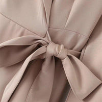 Womens Lapel Dress for Timeless Elegance and Style - Rebooters -Women's Dresses