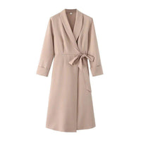 Womens Lapel Dress for Timeless Elegance and Style - Rebooters -Women's Dresses