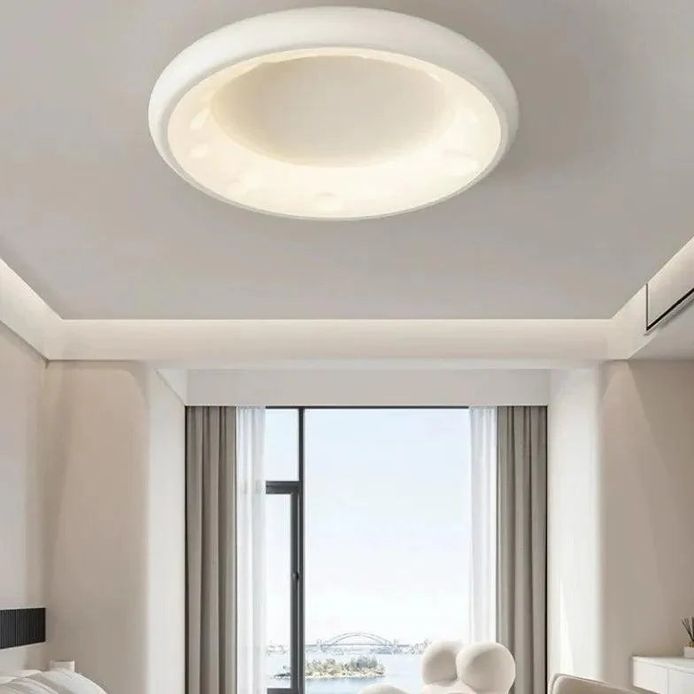 Smooth Disc LED Modern Flush Ceiling Lights for Bedrooms - Rebooters