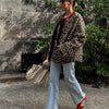 Womens Fierce & Fashionable Leopard Print Jacket for Style - Rebooters