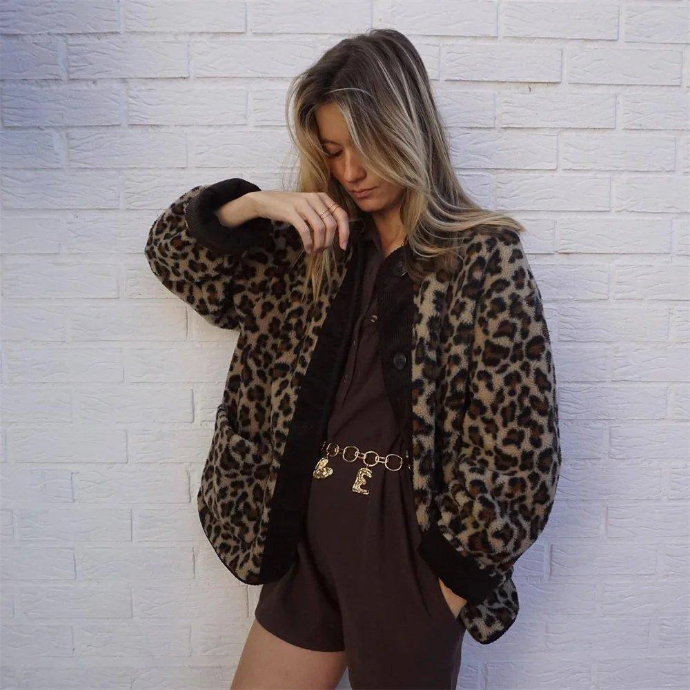 Womens Fierce & Fashionable Leopard Print Jacket for Style - Rebooters