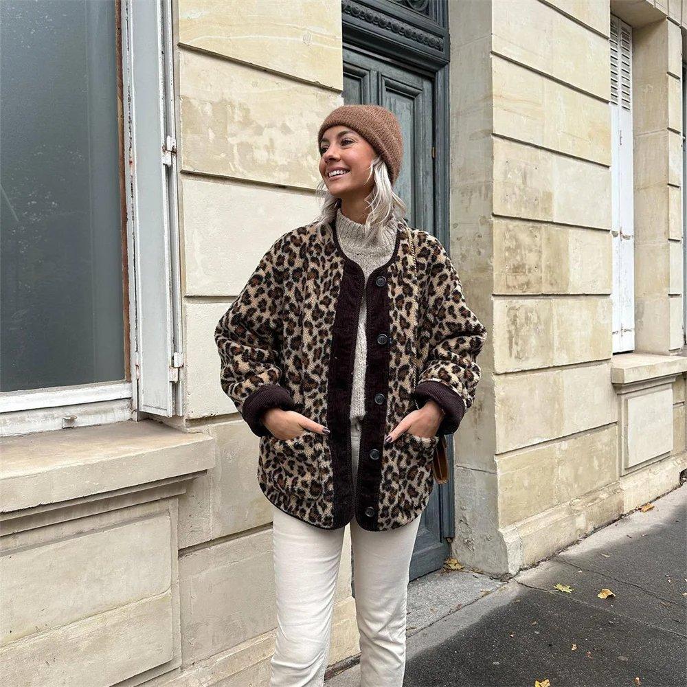 Womens Fierce & Fashionable Leopard Print Jacket for Style - Rebooters