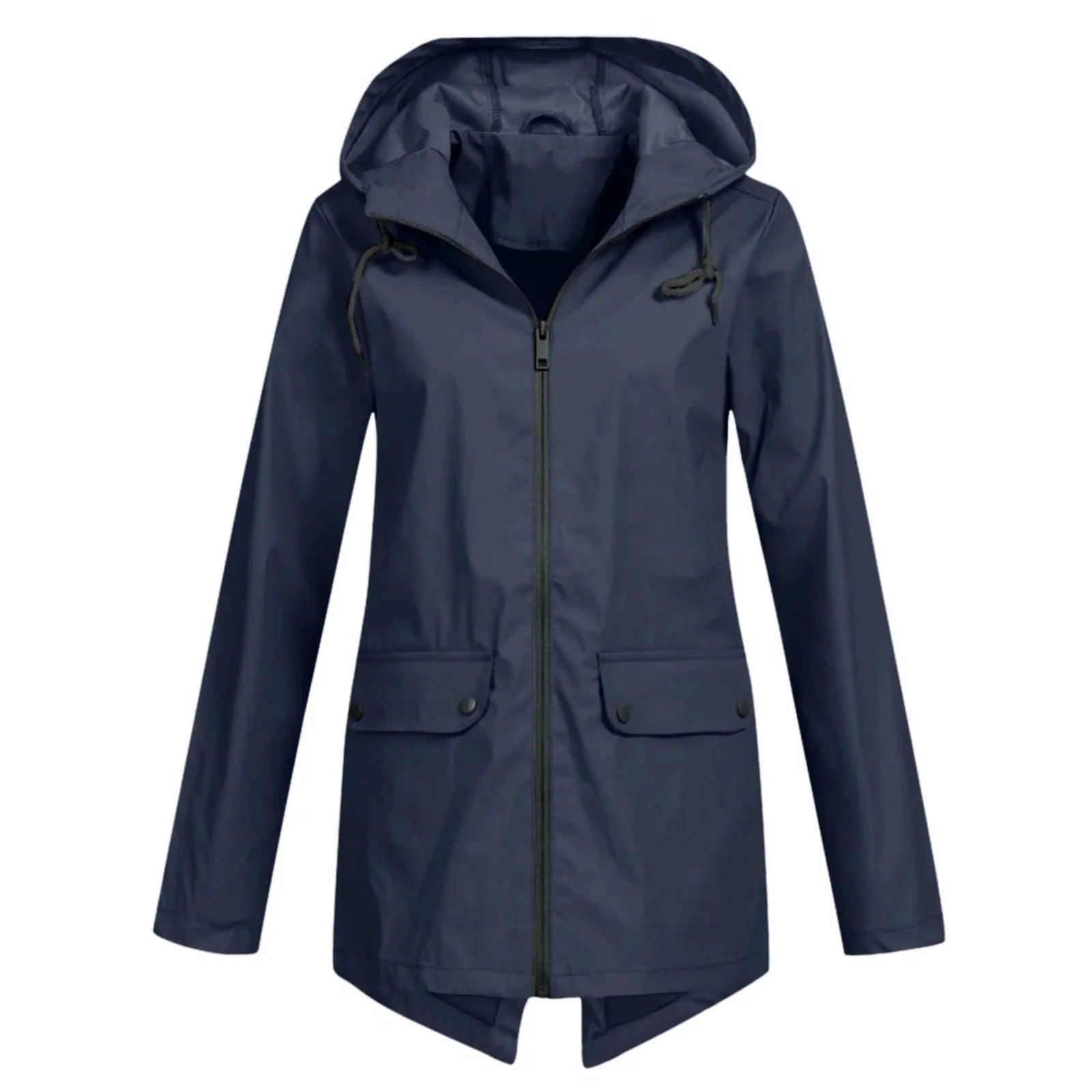 Womens Ultra-Lightweight Stylish Hooded Jacket for All Weather - Rebooters