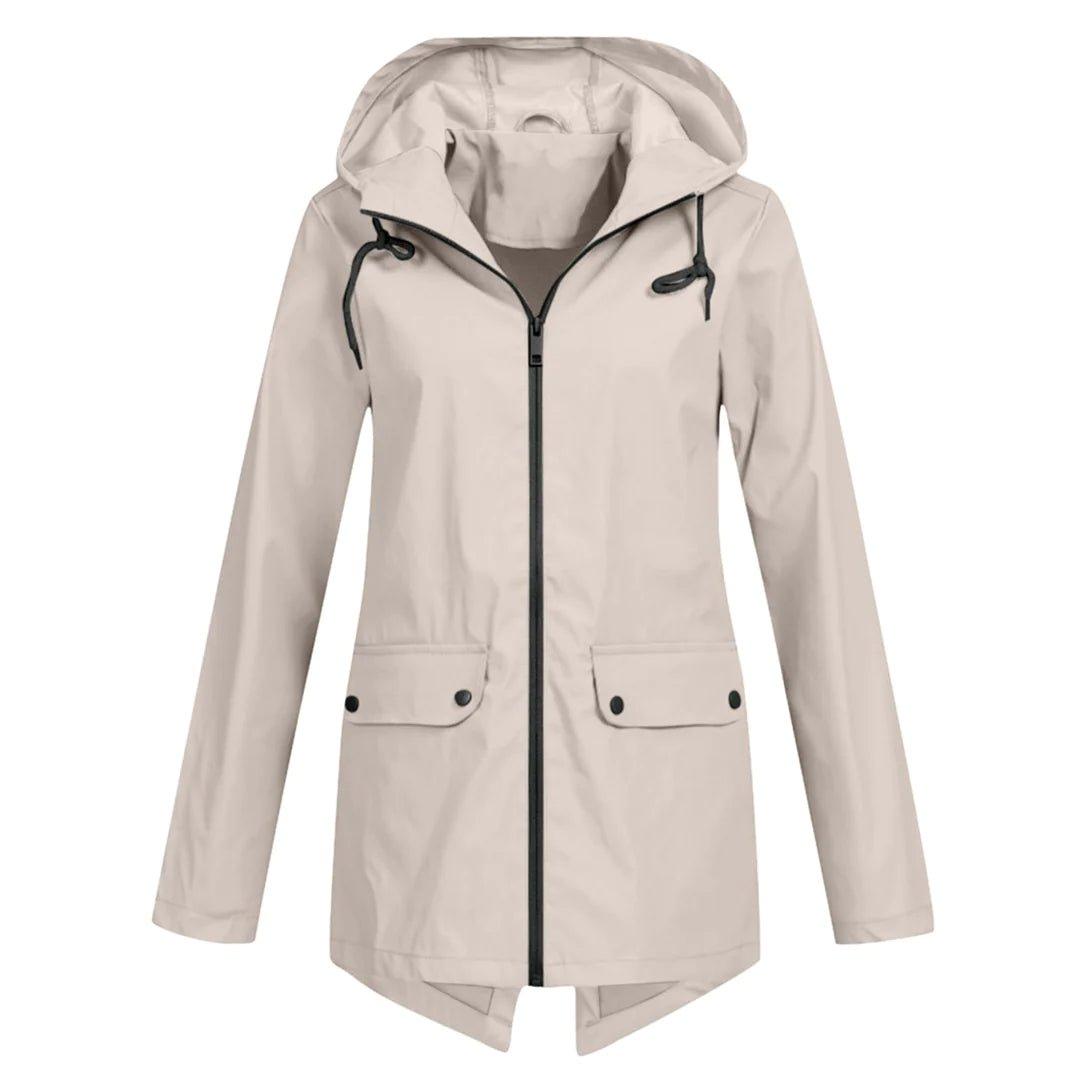 Womens Ultra-Lightweight Stylish Hooded Jacket for All Weather - Rebooters