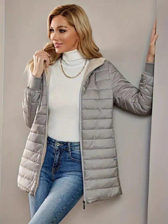 Womens Stylish Lightweight Quilted Bomber Jacket for Comfort - Rebooters