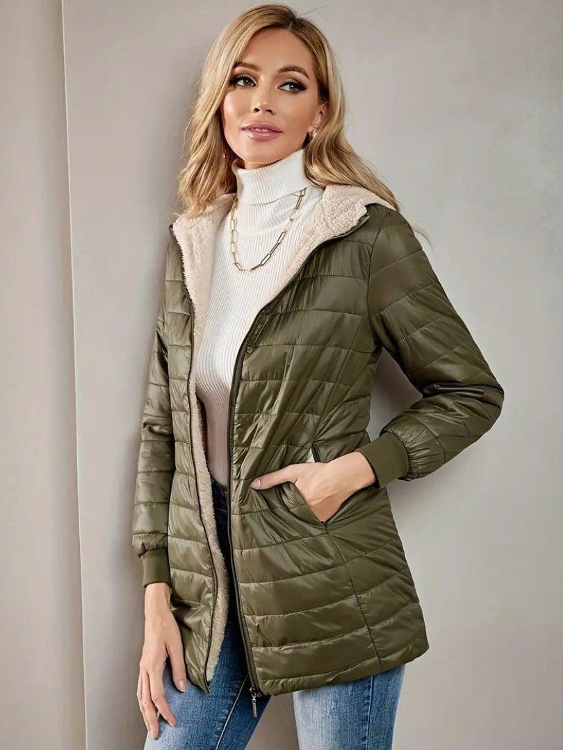 Womens Stylish Lightweight Quilted Bomber Jacket for Comfort - Rebooters