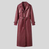 Womens Chic Long Belted Trench Coat for Effortless Style - Rebooters