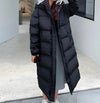 Womens Stylish Long Thermal Puffer Coat for Ultimate Warmth - Rebooters