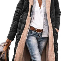 Womens Versatile Long Reversible Puffer Jacket For Winter - Rebooters