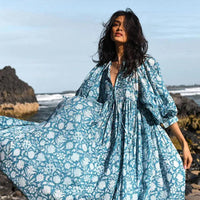 Elegant Kimber Women's Maxi Dress with Floral Print Design Rebooters Maxi Women's Dresses