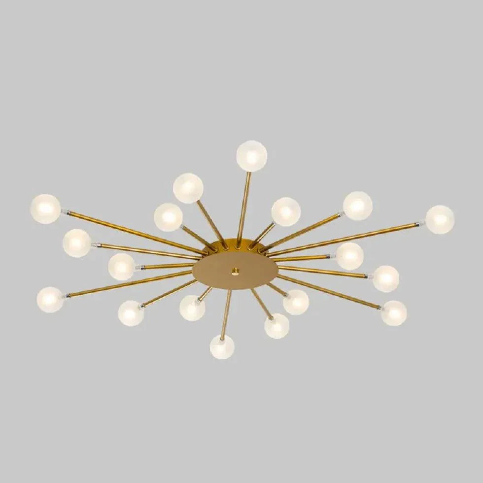 Starburst Design for Living Room Glass Pendant Light Fixture | Rebooters - Rebooters