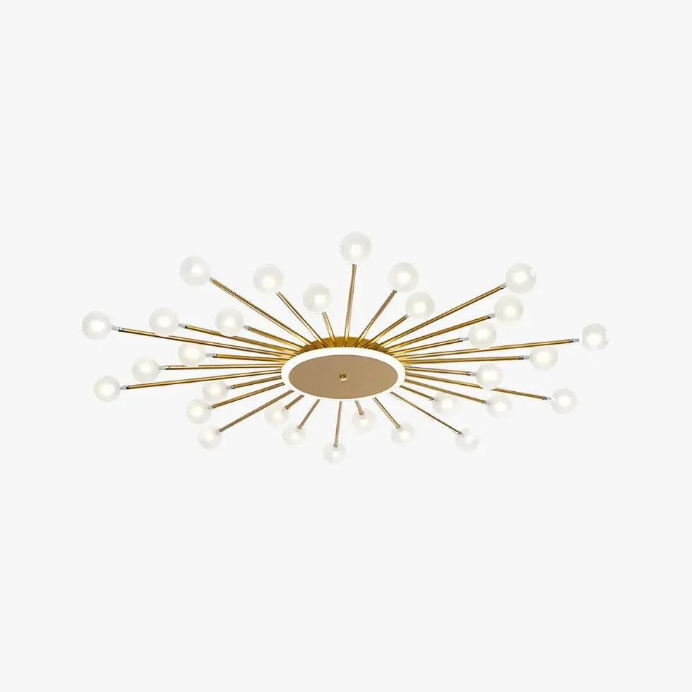 Starburst Design for Living Room Glass Pendant Light Fixture - Rebooters