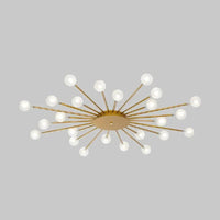 Starburst Design for Living Room Glass Pendant Light Fixture | Rebooters - Rebooters