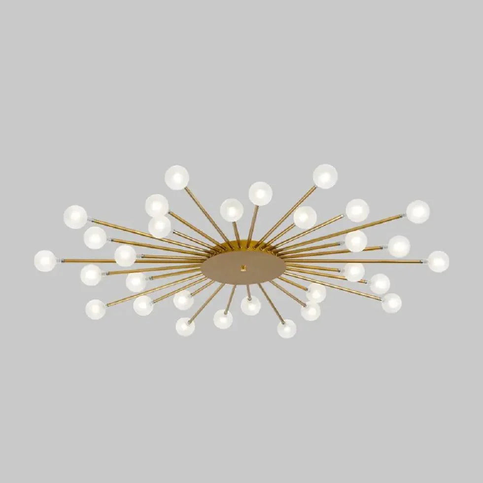 Starburst Design for Living Room Glass Pendant Light Fixture - Rebooters