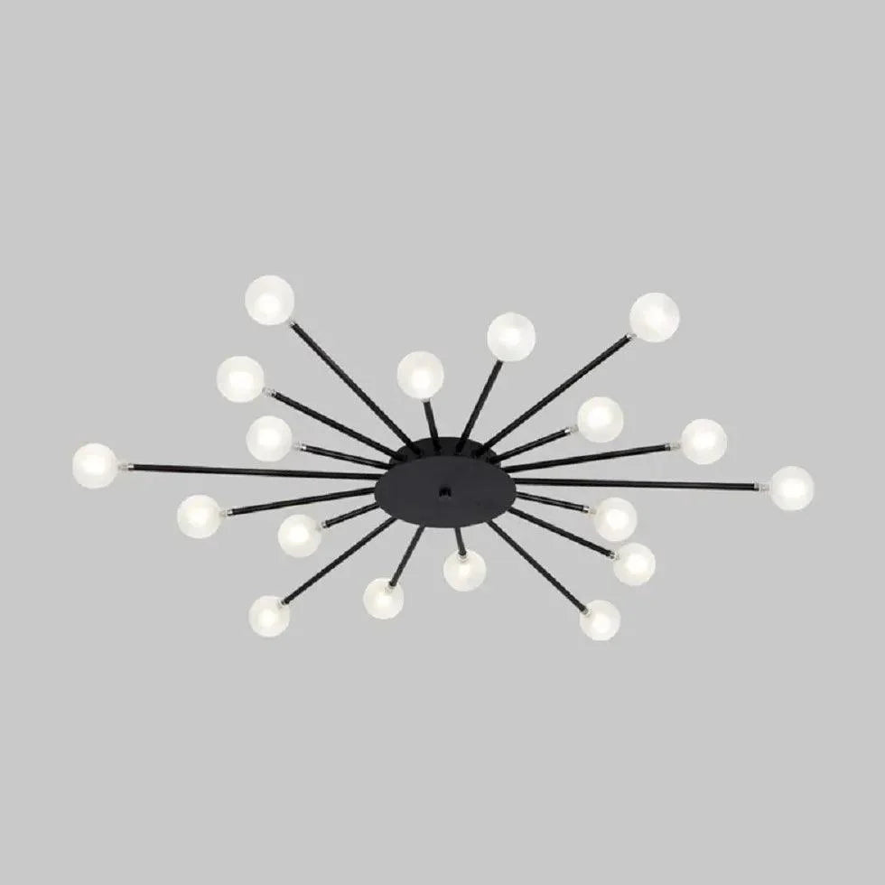 Starburst Design for Living Room Glass Pendant Light Fixture | Rebooters - Rebooters