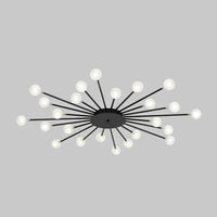 Starburst Design for Living Room Glass Pendant Light Fixture | Rebooters - Rebooters