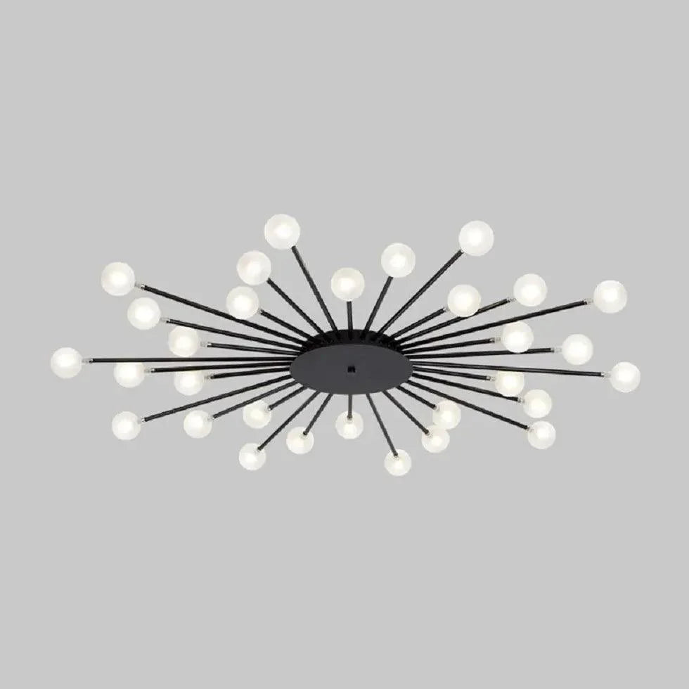 Starburst Design for Living Room Glass Pendant Light Fixture | Rebooters - Rebooters