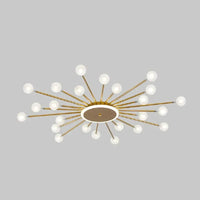 Starburst Design for Living Room Glass Pendant Light Fixture | Rebooters - Rebooters