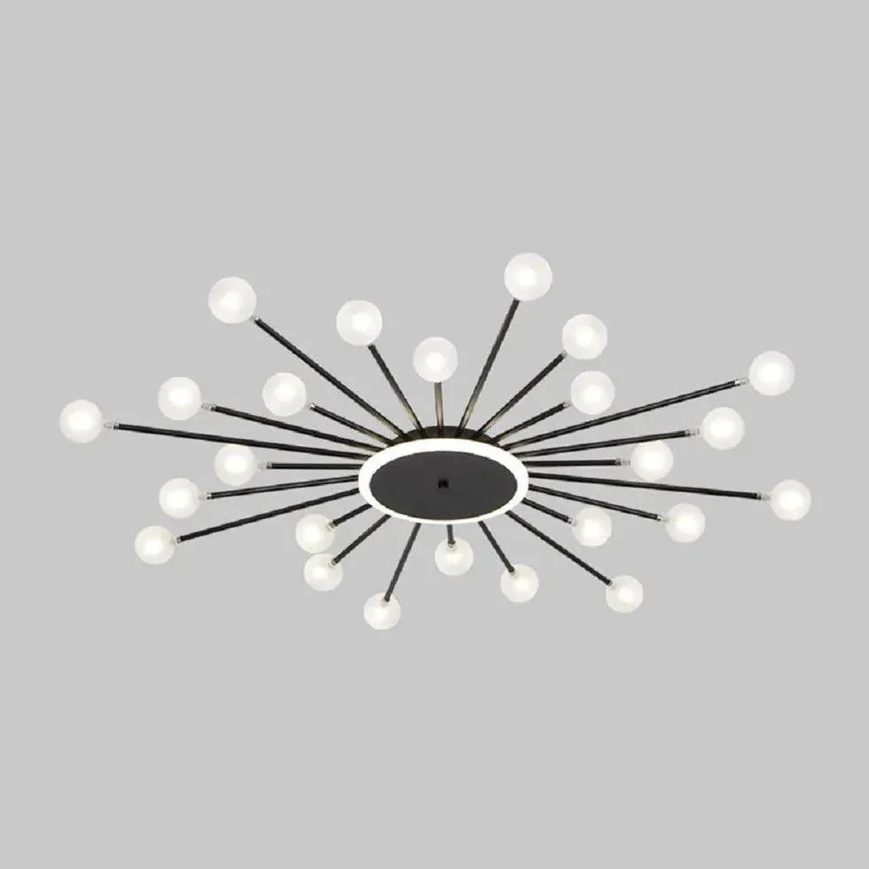 Starburst Design for Living Room Glass Pendant Light Fixture | Rebooters - Rebooters