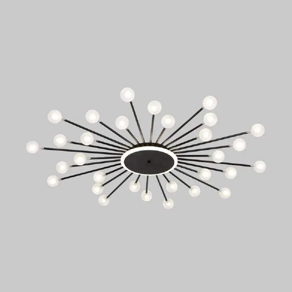 Starburst Design for Living Room Glass Pendant Light Fixture | Rebooters - Rebooters