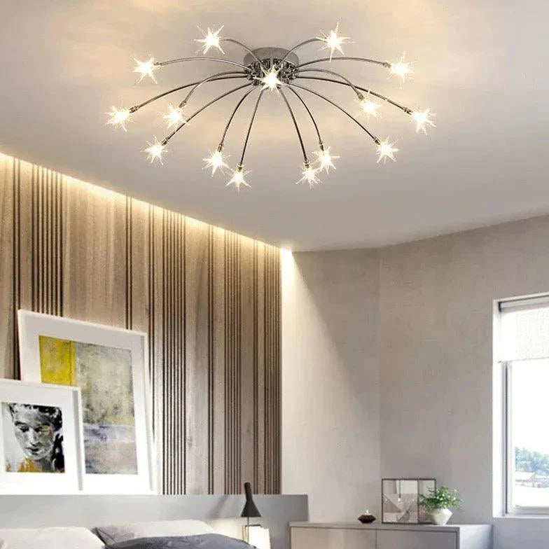 Pyrotechnics Modern LED Flush Ceiling Lights for Home Use - Rebooters