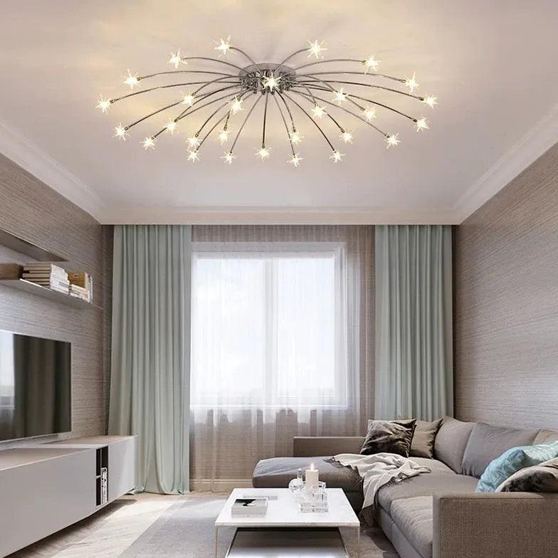 Pyrotechnics Modern LED Flush Ceiling Lights for Home Use - Rebooters